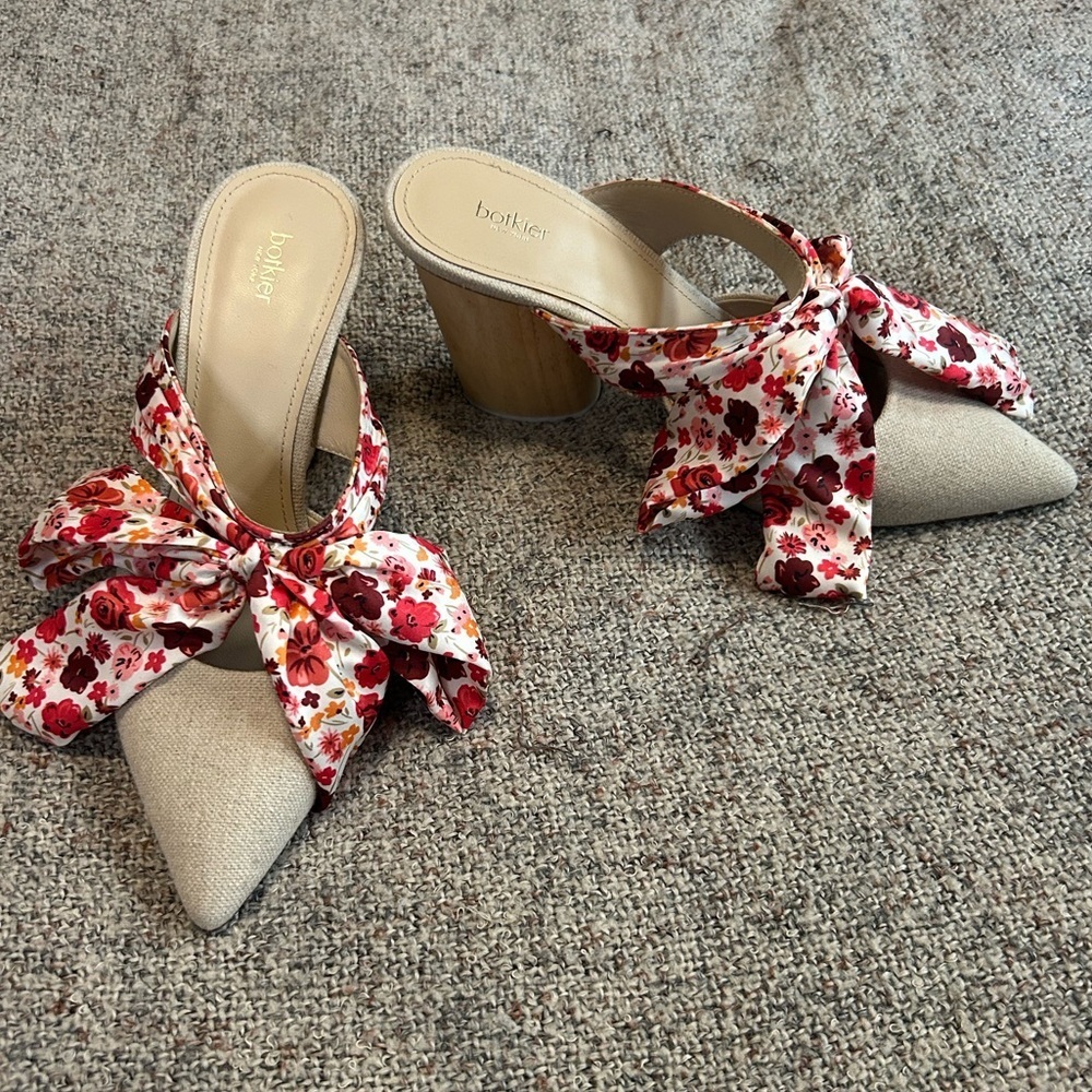 Botkier Anthropologie Hampton Ribbon Heel